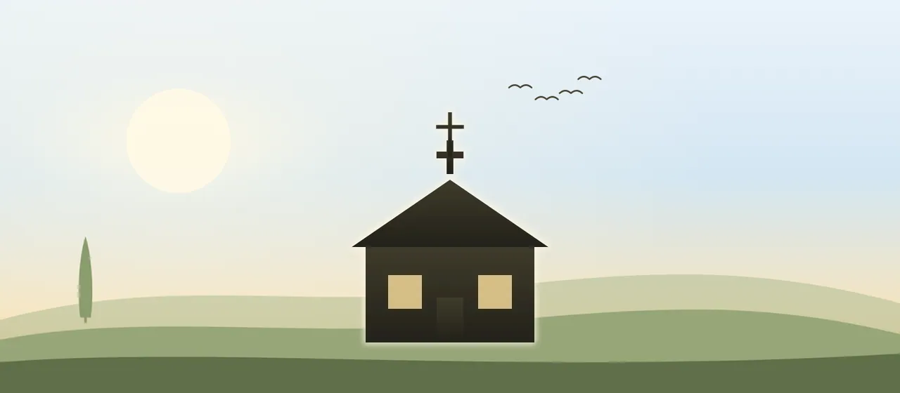 Ilustración: Bendición de una casa