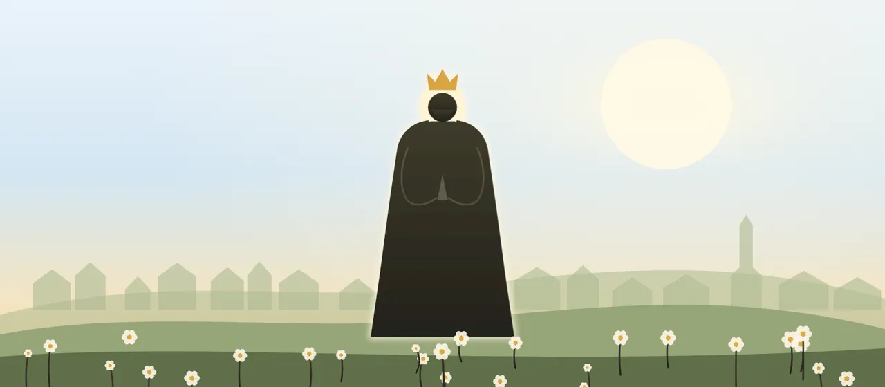 Ilustración: San David, rey