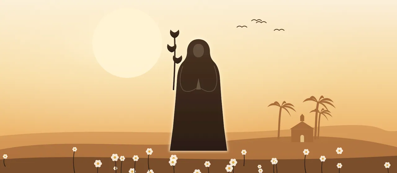 Ilustración: Santa Laura de Córdoba