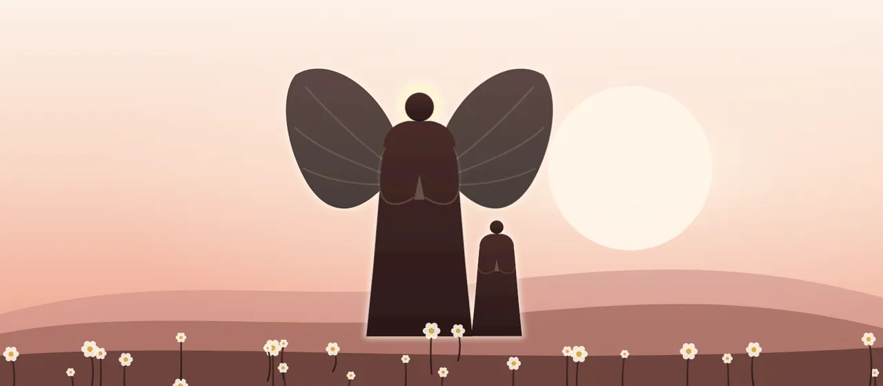 Ilustración: Ángel de la guarda