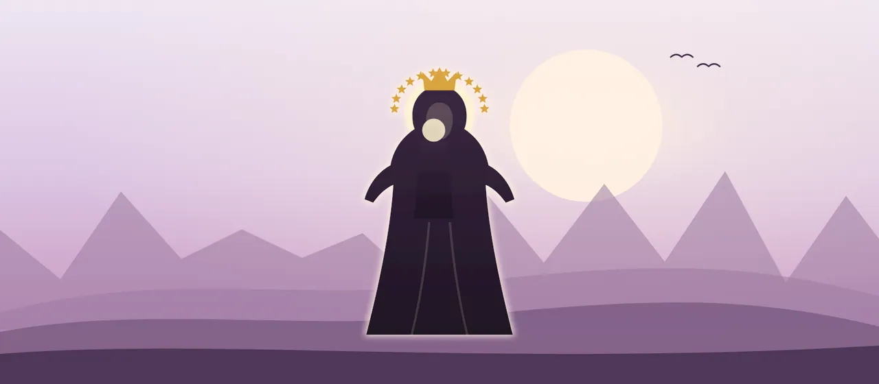 Ilustración: Virgen de Montserrat