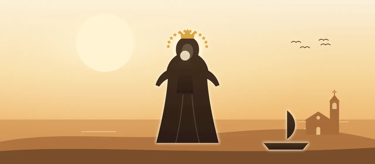 Ilustración: Virgen del Carmen