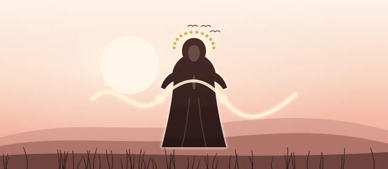 Ilustración: Virgen Desatanudos