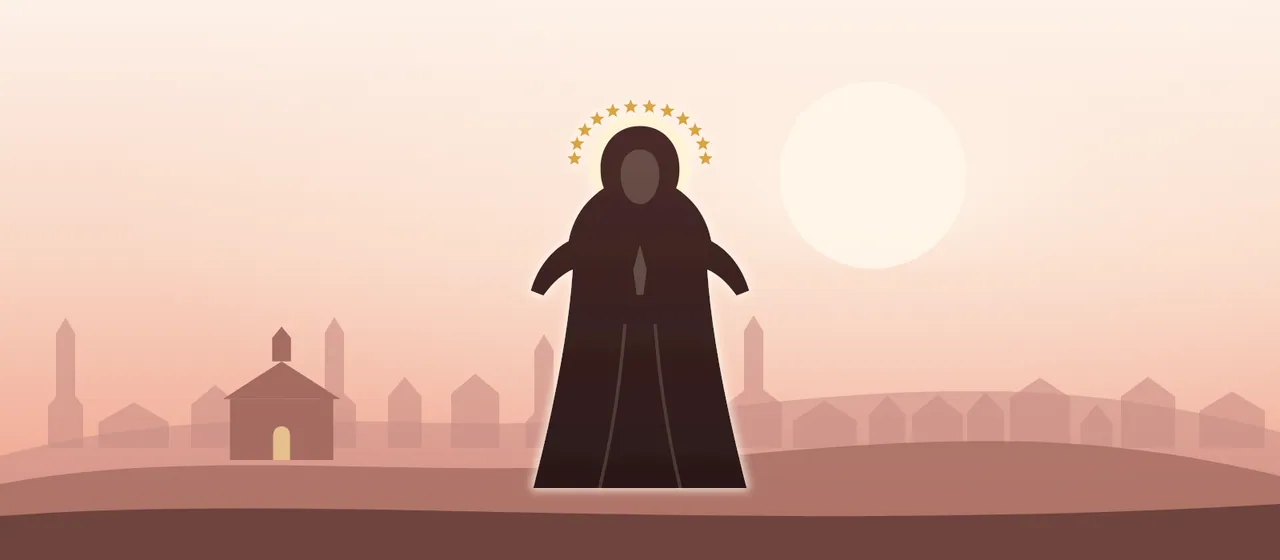 Ilustración: Virgen María