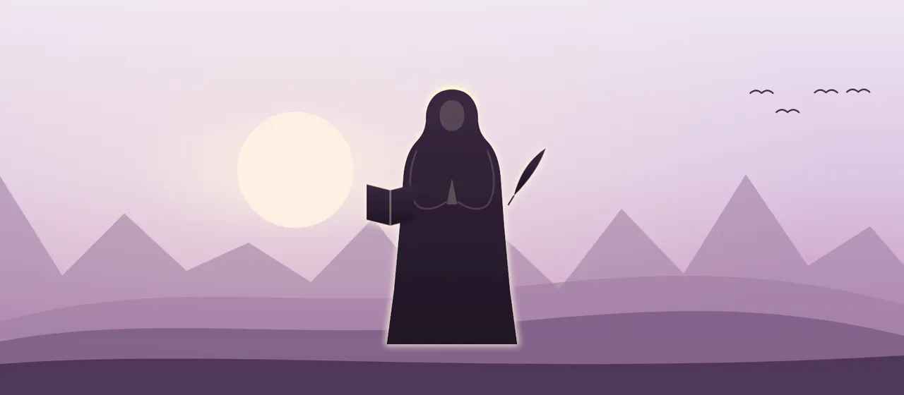 Ilustración: Santa Hildegarda de Bingen
