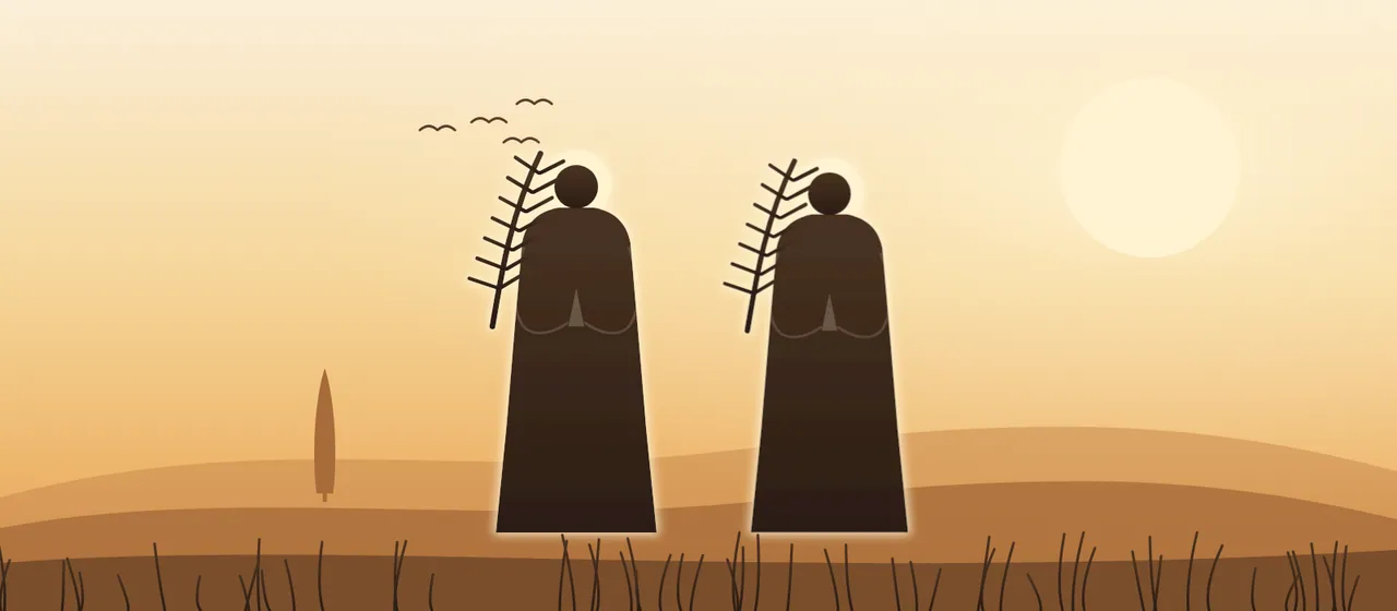 Ilustración: San Marcelino y San Pedro