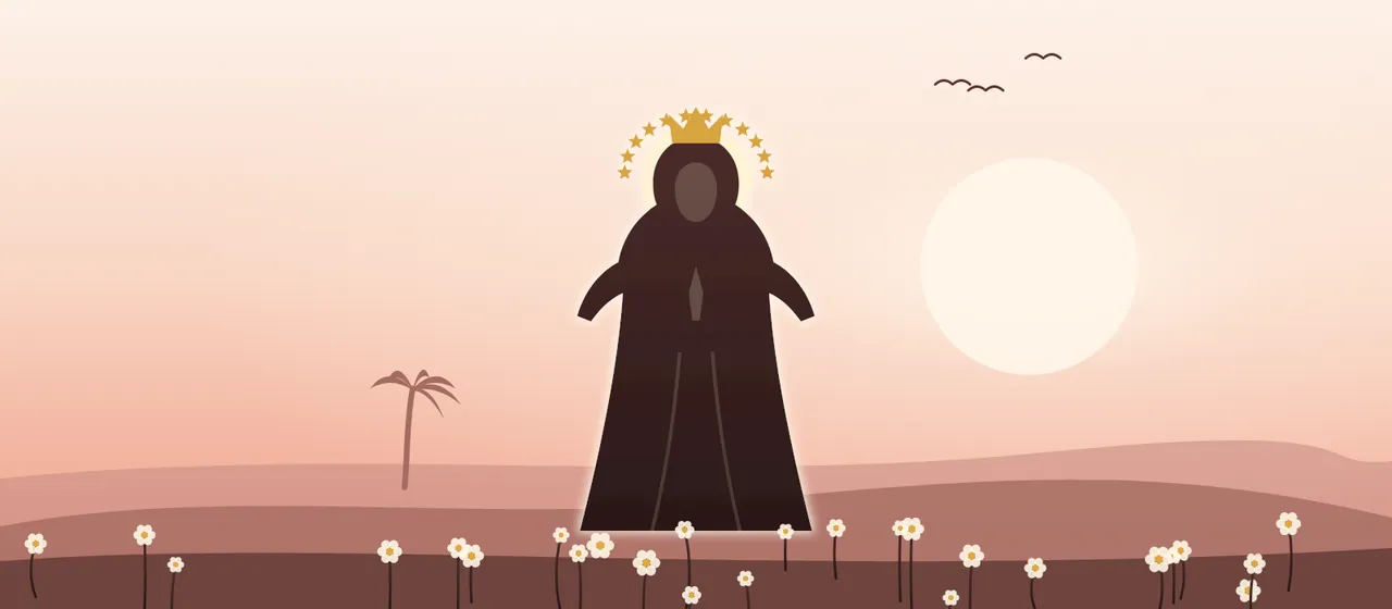 Ilustración: Santa María Reina