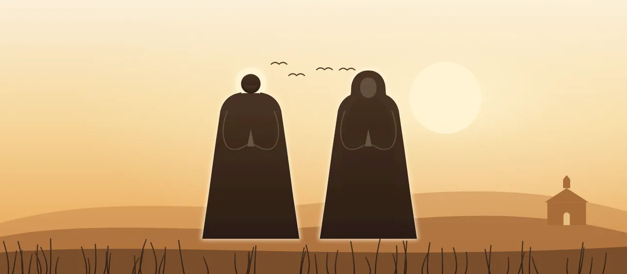 Ilustración: San Joaquín y Santa Ana