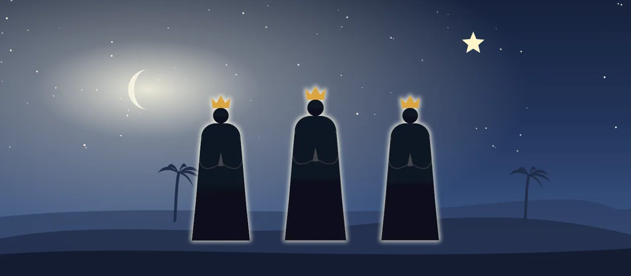 Ilustración: Epifanía del Señor (los Reyes Magos)