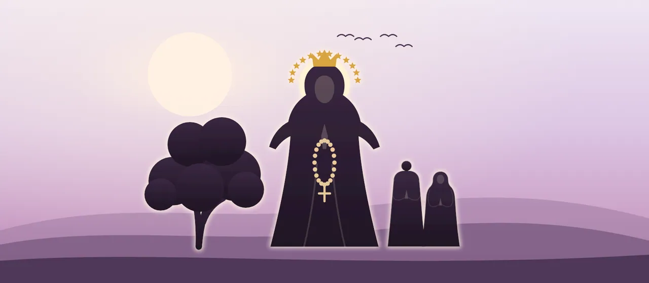 Ilustración: Nuestra Señora del Rosario